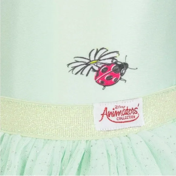 Disney Store Tinker Bell Dress Girls 3T Animators Collection Leotard Tutu Ballet - Picture 4 of 9